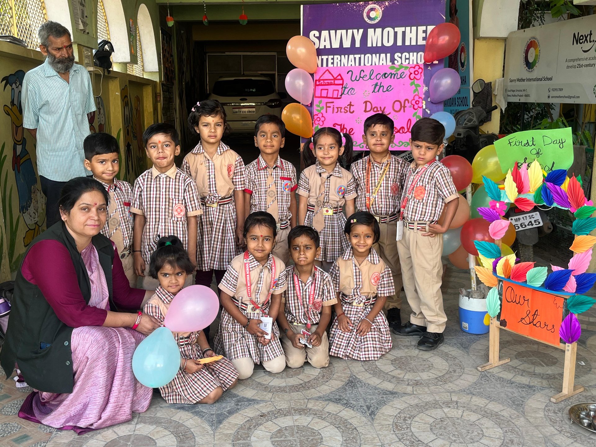 Students welcomed on the first day of school